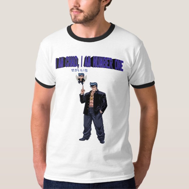 CAMISETA I AM CHAD, I AM NUMBER  ONE (Frente)