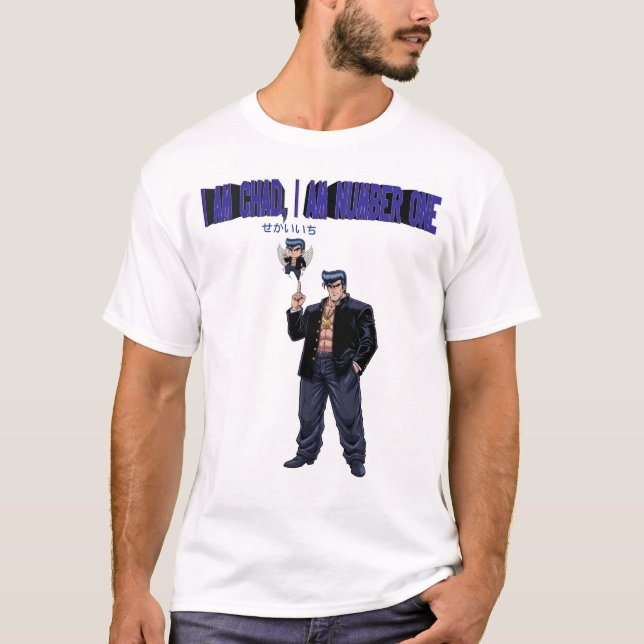 CAMISETA I AM CHAD, I AM NUMBER  ONE (Frente)