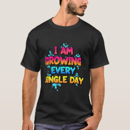Camiseta I Am Growing Every Single Day