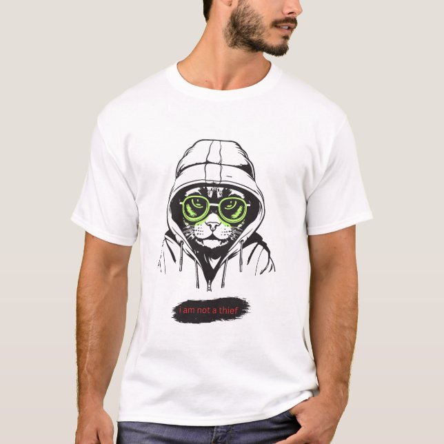Camiseta i am not a thief  (Frente)