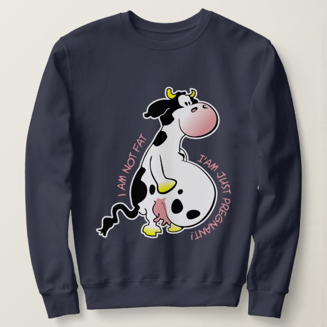 Camiseta I am not fat, I am just pregnant (Frente do Design)