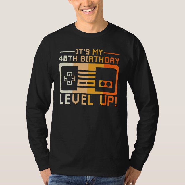 Camiseta I Am Quarty Level Up T Game Controller Gaming Dash (Frente)