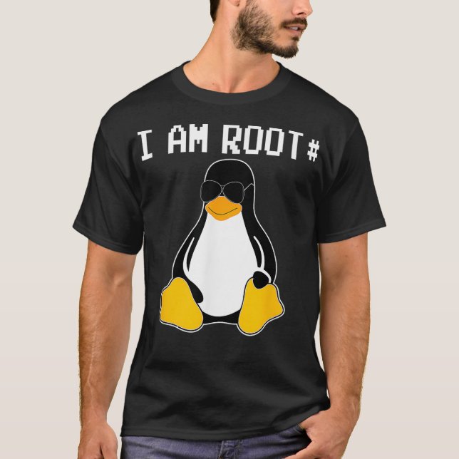 Camiseta I Am Root Programmer SysAdmin (Frente)
