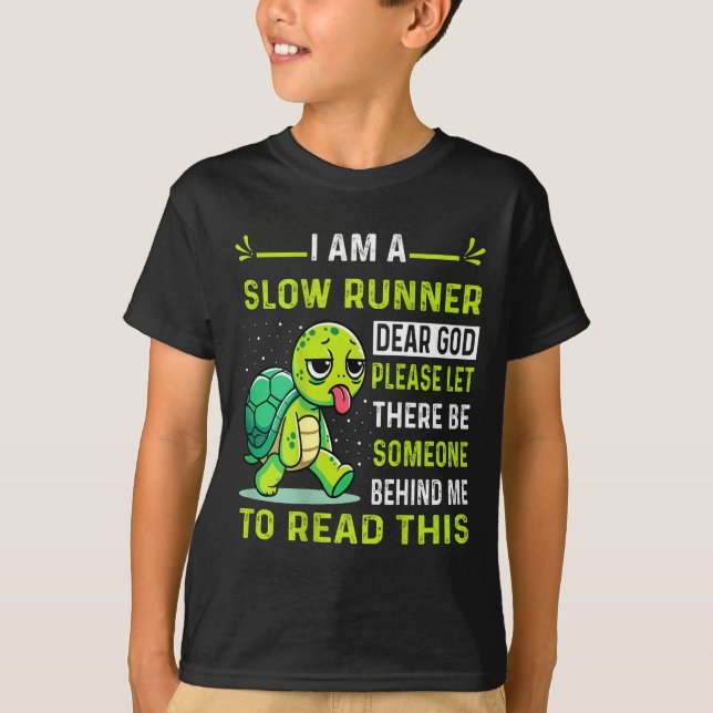Camiseta I Am Runner Dear God Please Let There Be Someone F (Frente)