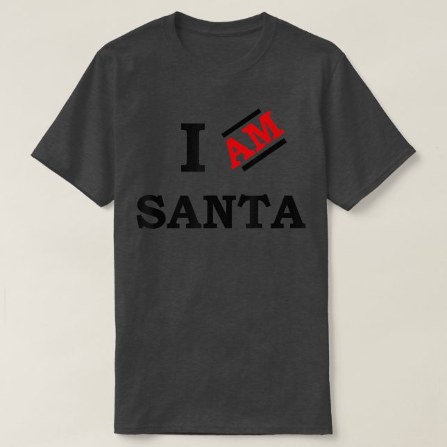 Camiseta I am Santa  (Frente do Design)