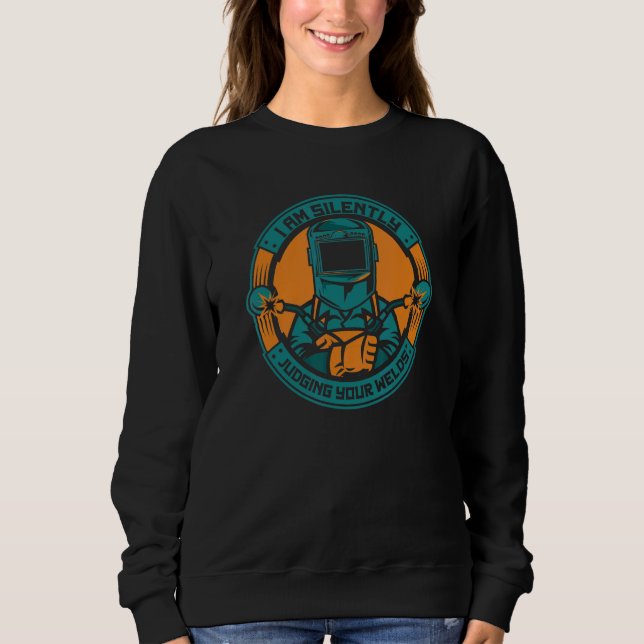 Camiseta I Am Silently Judging Your Welds Inspector Tig Tac (Frente)