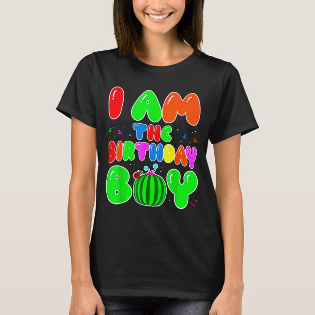 Camiseta I Am The Birthday Boy Funny Watermelon Birthday Fa (Frente)
