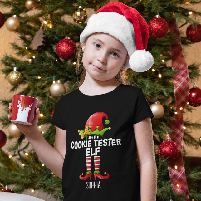 Camiseta I am The Cookie Tester Elf - Funny Christmas (Criador carregado)