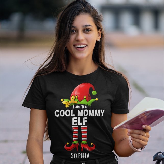 Camiseta I am The Cool Mommy Elf Funny Elf (Criador carregado)