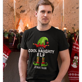 Camiseta I am The Cool Naughty Elf Funny Elf