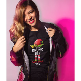 Camiseta I am The Drunk Elf Funny Christmas Elf
