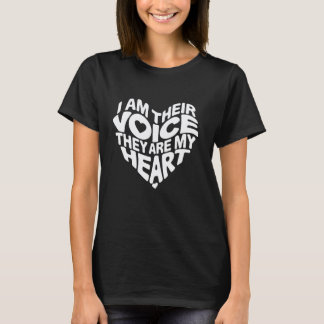 Camiseta I Am Their Voice They Are My Heart, Special Ed Tea