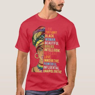 Camiseta I Am Tiffany Black Woman History Month 2022 Pride 