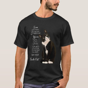 Camiseta I Am Your Friend Your Partner You Tuxedo Cat