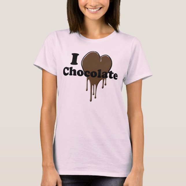 Camiseta I Ama Chocolate (Frente)