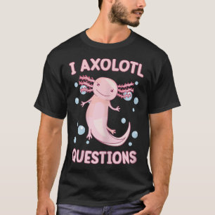 Camiseta I Aolotl Questions Kids Girls Cute Pink Aolotl Aes