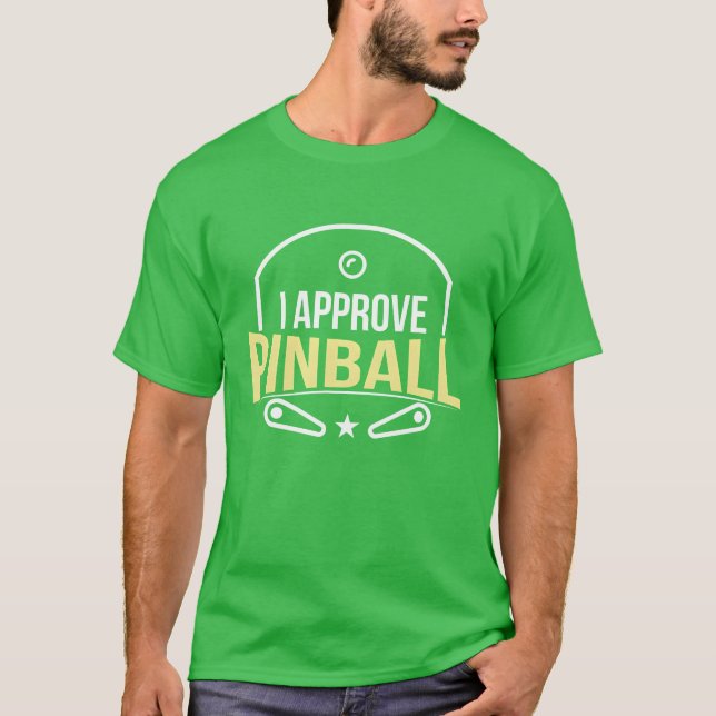 Camiseta I Approve Pinball boy (Frente)