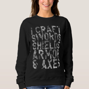 Camiseta I Artesanato Swords Shields Armor & Axis Video Gam