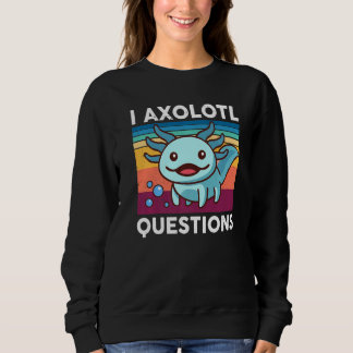 Camiseta I Axolotl Perguntas Crianças Engraçadas Axolotl Re