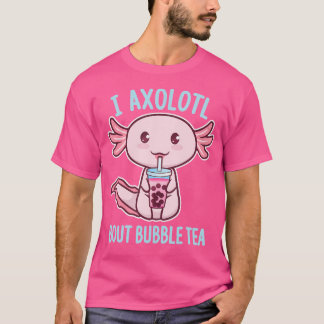 Camiseta I Axolotl Perguntas Sobre Bolha Chá Funny Kawaii S