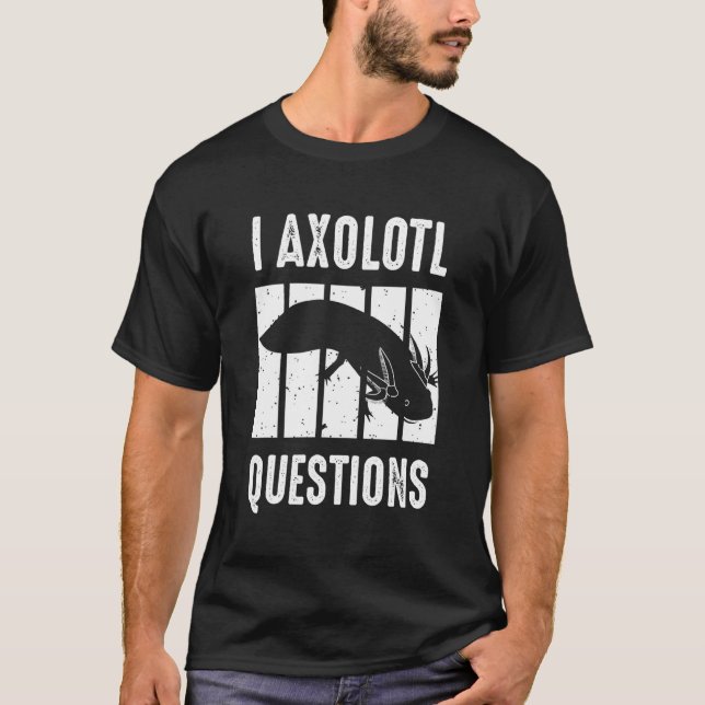 Camiseta I Axolotl questiona crianças cuecas Axolotl (Frente)