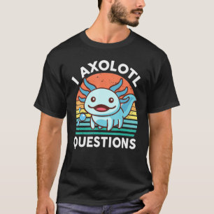 Camiseta I Axolotl questiona crianças fantasia macaco Axolo