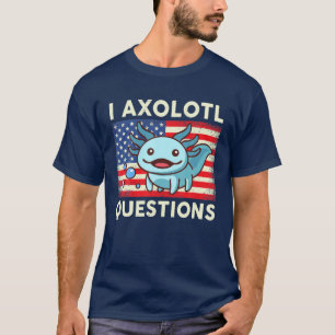 Camiseta I Axolotl questiona crianças Salamander American A