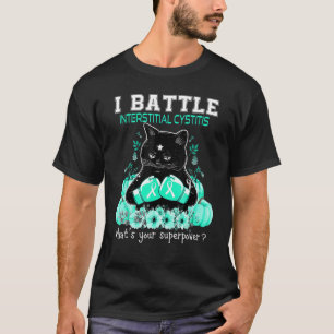 Camiseta I Batalha de Gato de Consciência da Cistite Inters