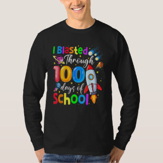 Camiseta I Blasted Through 100 Days Of School 100th Day Tea