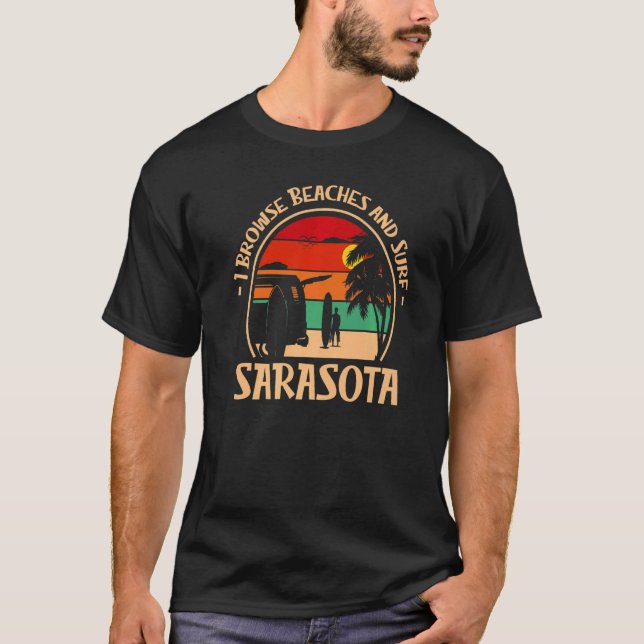 Camiseta I Browse Beaches And Surf 15 (Frente)