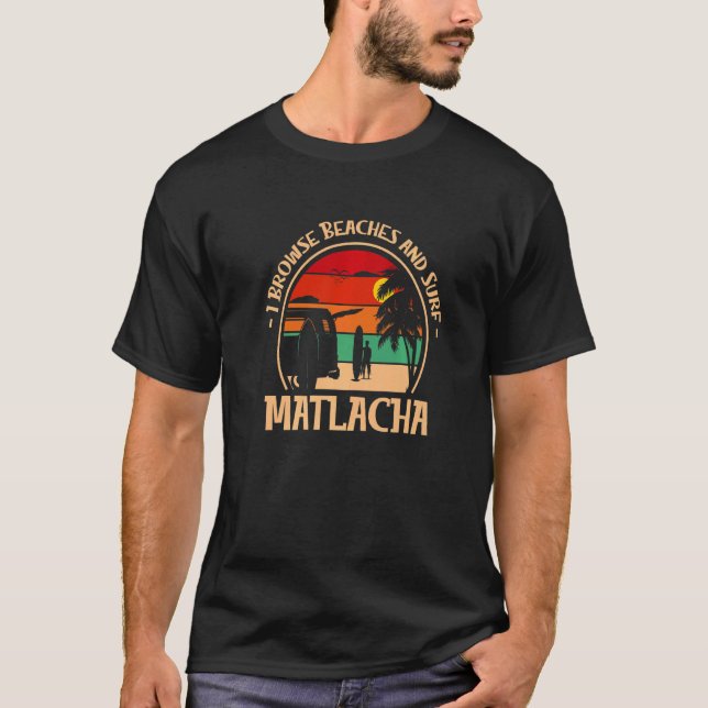 Camiseta I Browse Beaches And Surf 16 (Frente)
