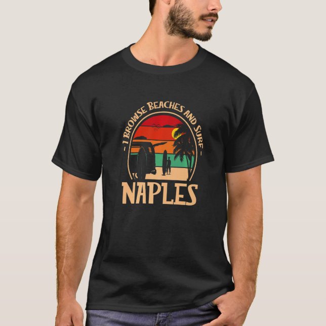 Camiseta I Browse Beaches E Surf 1 (Frente)