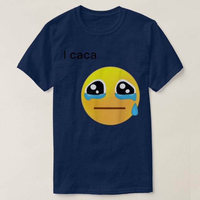 Camiseta I Caca Icon Cry  (Frente do Design)