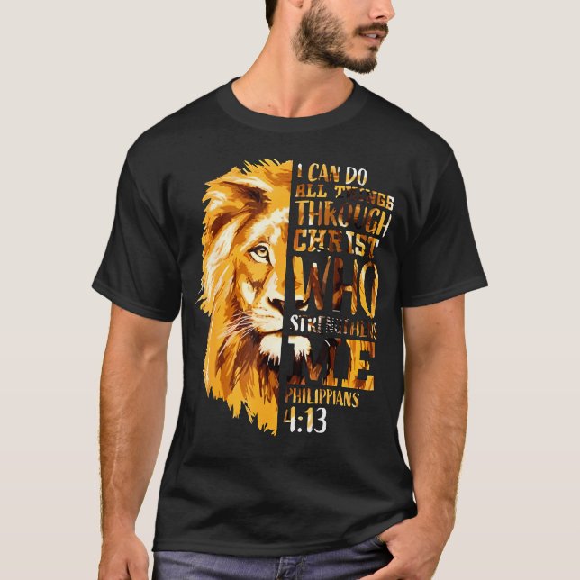 Camiseta I Can Do All Things Through Christ Who Strengthens (Frente)
