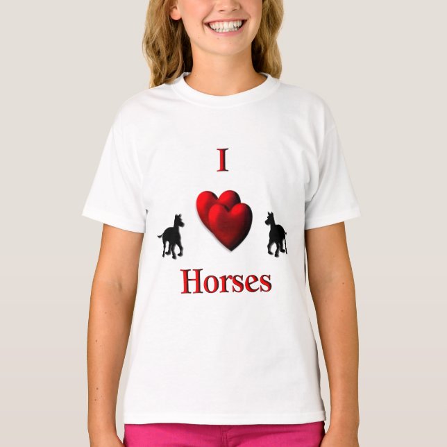 Camiseta I Cavalos do Coração (Frente)