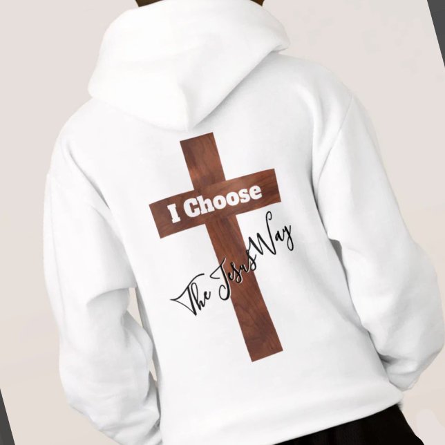 Camiseta I Choose the Jesus Way Cross (Criador carregado)