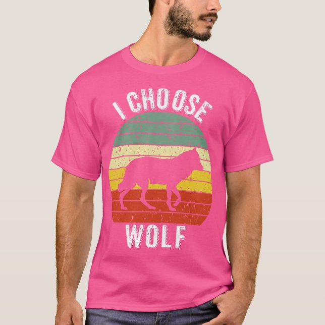 Camiseta I Choose Wolf (Frente)