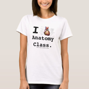 Camiseta I Classe de Anatomia do Coração