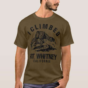 Camiseta i climbed mt whitney