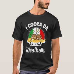 Camiseta I Cooka Da Meatball Ground Meat Meatball Mestre M