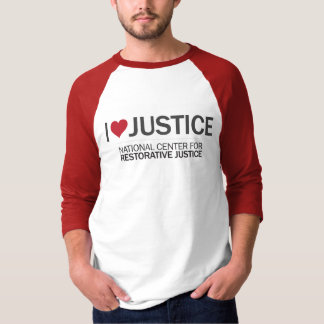 Camiseta I (coração) Justiça