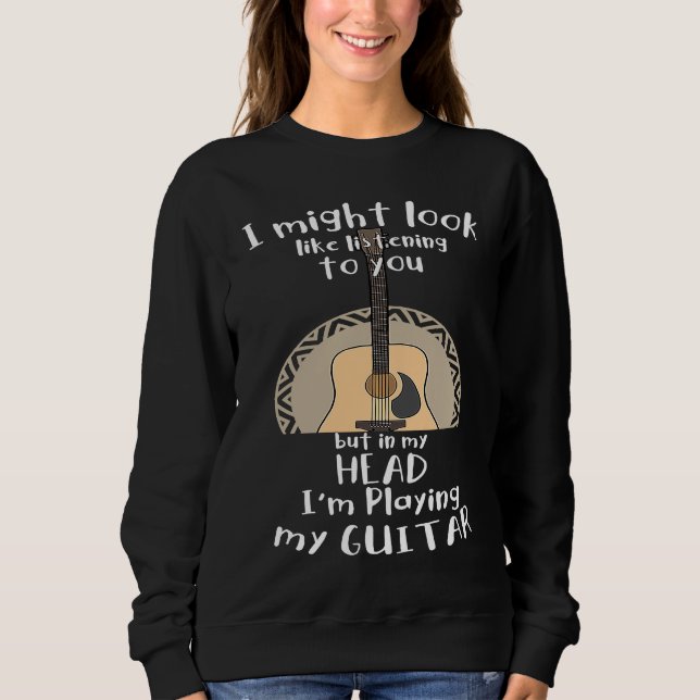 Camiseta I could look like I am you music guitar (Frente)