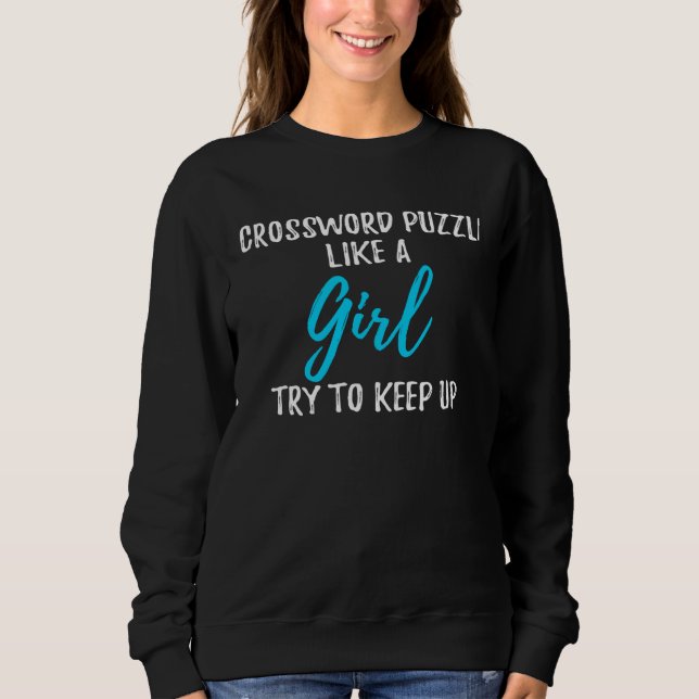 Camiseta I Crossword Puzzle Like A Girl (Frente)