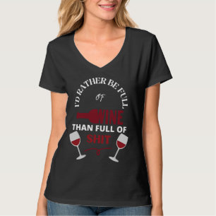 Camiseta I D Preferencialmentes De Vinho Que O Cheio De Vin