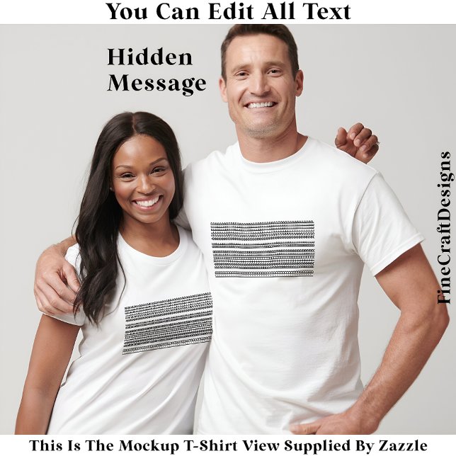 Camiseta I’d Rather Be Asleep Hidden Message 086 Funny  (Criador carregado)