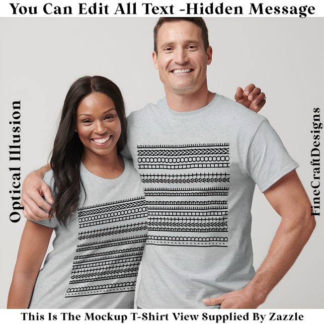 Camiseta I’d Rather Be At Home Hidden Message 084BL Funny (Criador carregado)