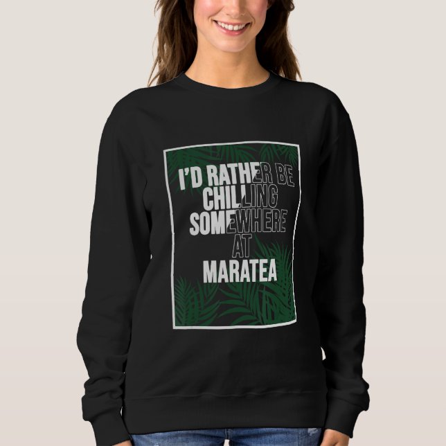 Camiseta I d Rather Be Chilling At Maratea Italy (Frente)