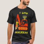 Camiseta I Dig Hanukkah Crane Construção Kids Chanukah Pa<br><div class="desc">Eu Cigo Hanukkah Crane Construindo Kids Chanukah Pajamas</div>