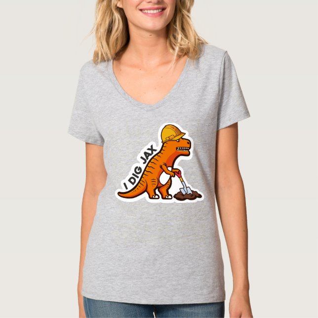 Camiseta I Dig Jax V Neck (Frente)