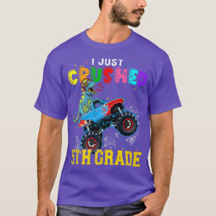 Camiseta I Dinossauros de Formando de Grau 5 esmagado Monst